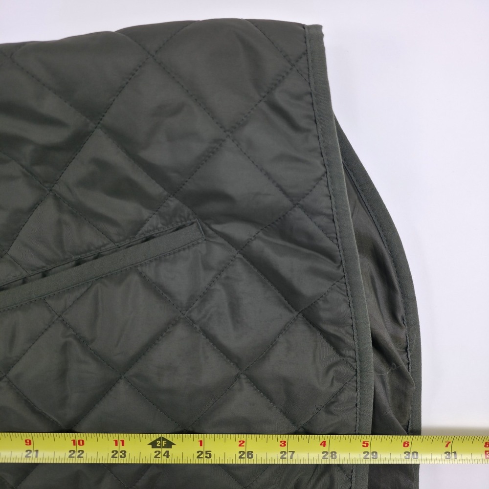 Old Navy Womens Puffer Vest XL Olive Green Quilted‎ Full Zip Mock Neck Jacket - Picture 6 of 9